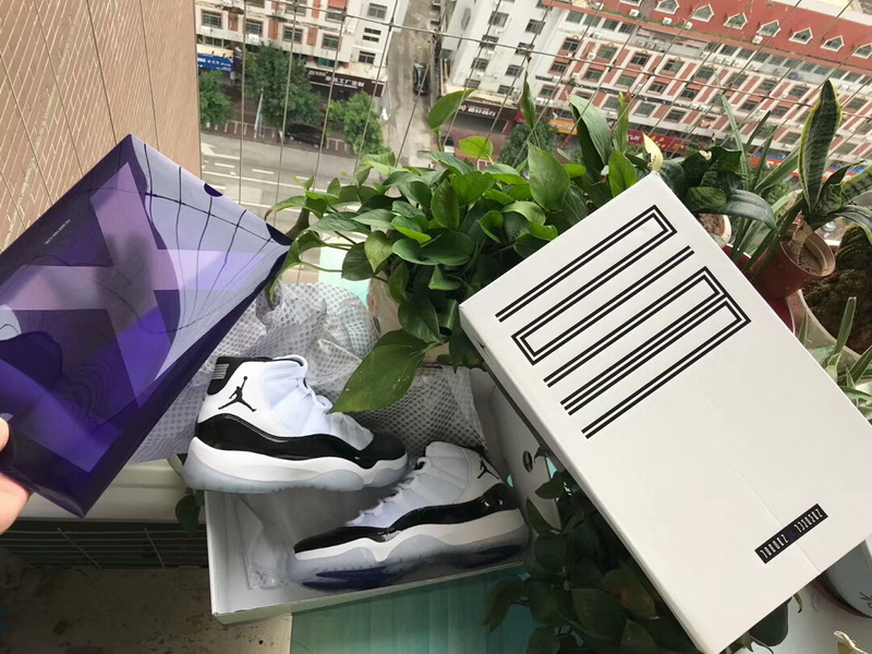 Authentic Air Jordan 11 Concord out of stock